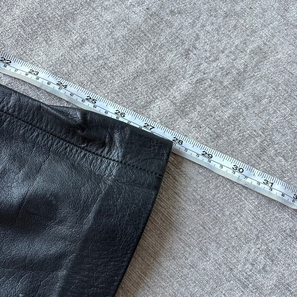 Genuine Black Leather Pants - Picture 6 of 6